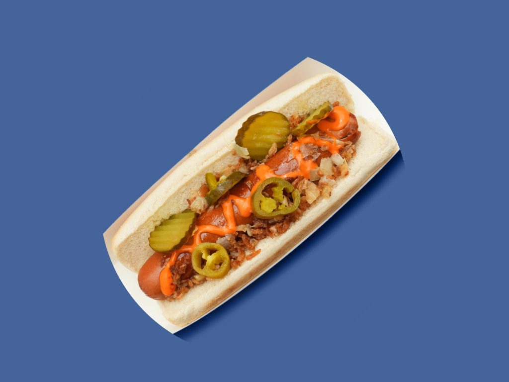 Menu hot dog