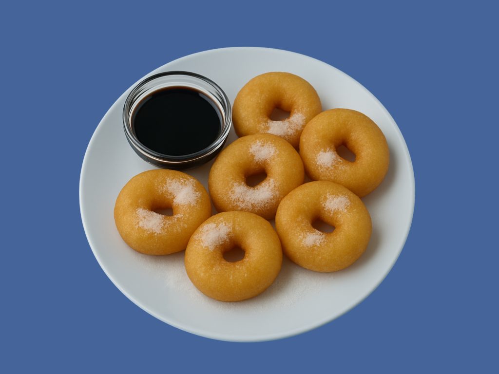 Menu mini donuts & dip